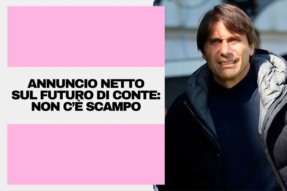 Conte immortalato a bordo campo