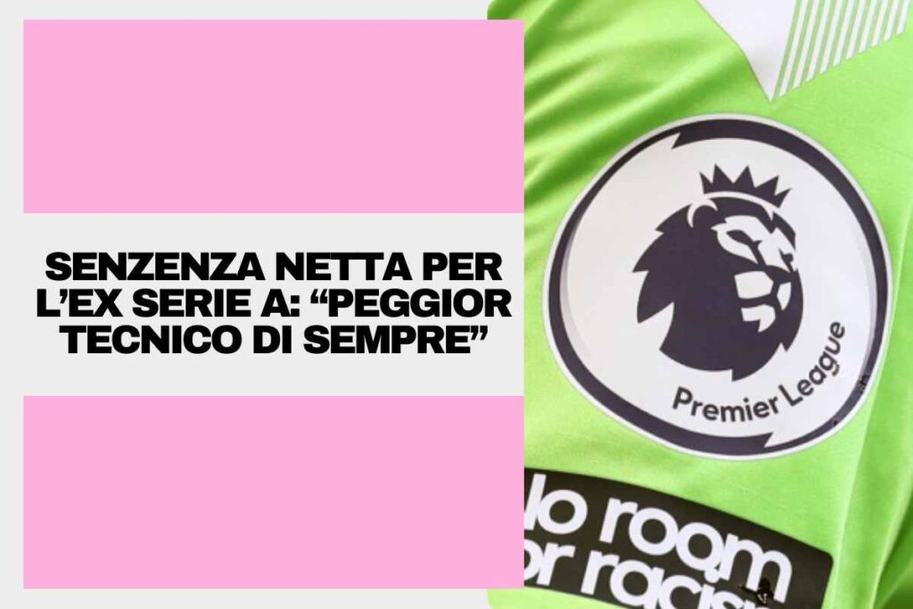 Il logo della Premier League sulla manica di una maglia