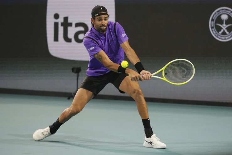 Berrettini in campo