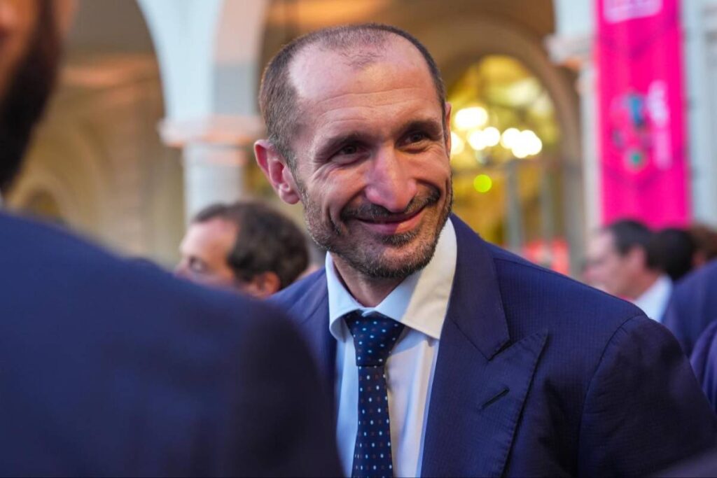 Chiellini sorridente