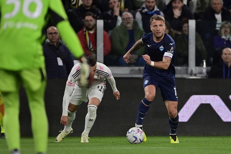 Ciro Immobile contro la Juventus