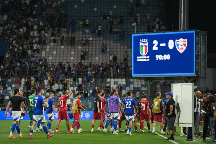 L'Italia in campo contro la Moldavia