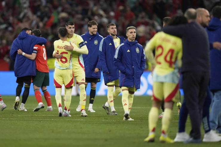 Morata in campo
