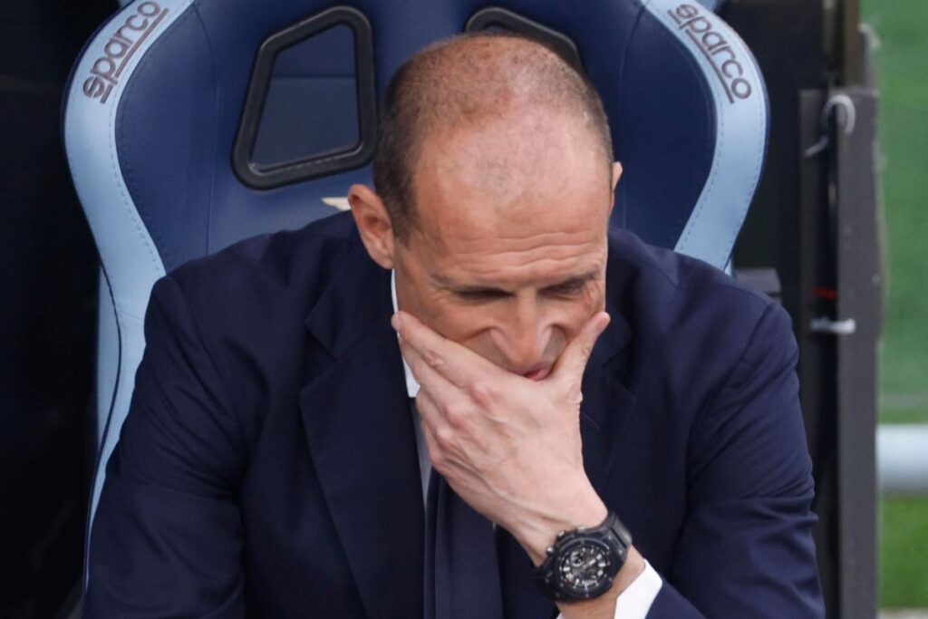L'allenatore del Milan, Massimiliano Allegri.
