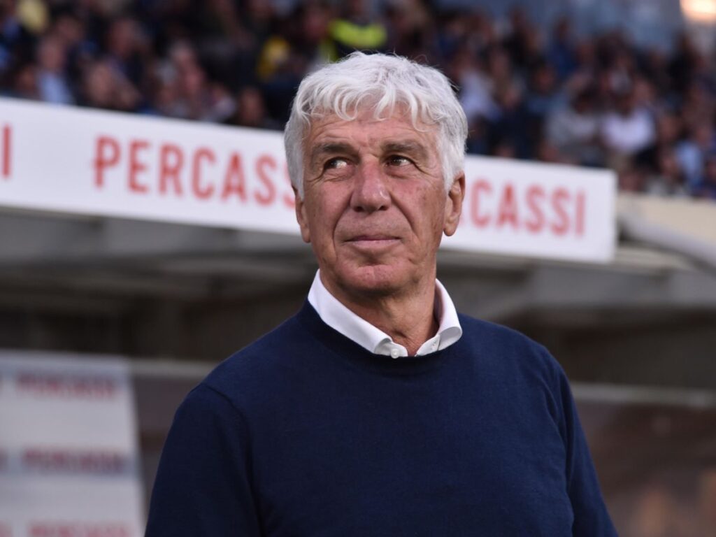 L'allenatore della Roma, Gian Piero Gasperini.