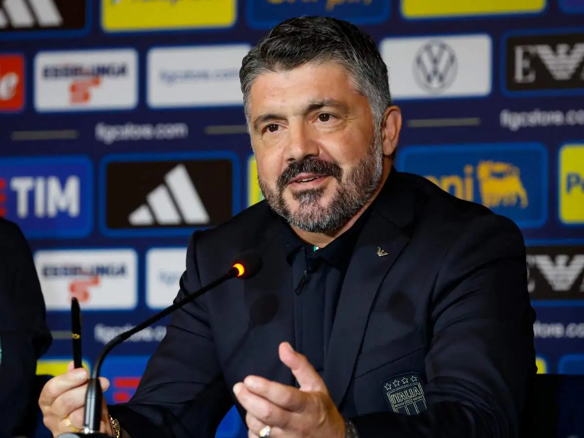 Il ct dell'Italia, Gennaro Gattuso.