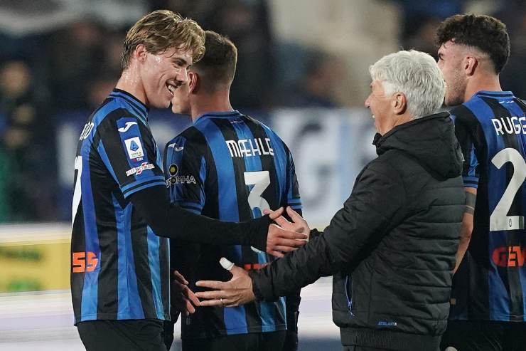 Holund e Gasperini in campo