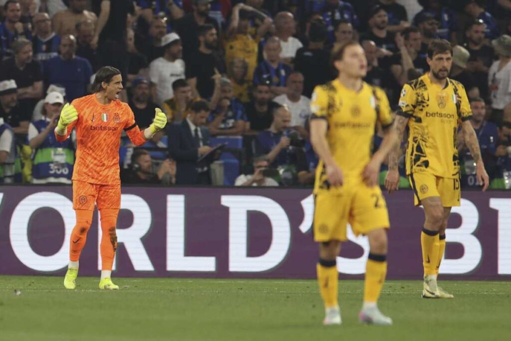 Giocatori Inter in campo