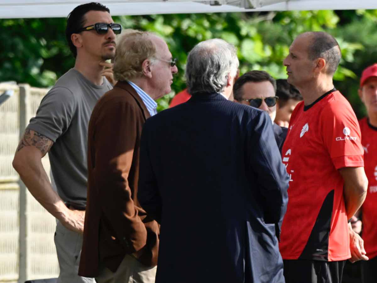 Massimiliano Allegri Ibrahimovic e Paolo Scaroni