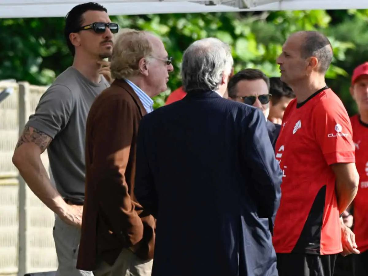 Massimiliano Allegri Ibrahimovic e Paolo Scaroni