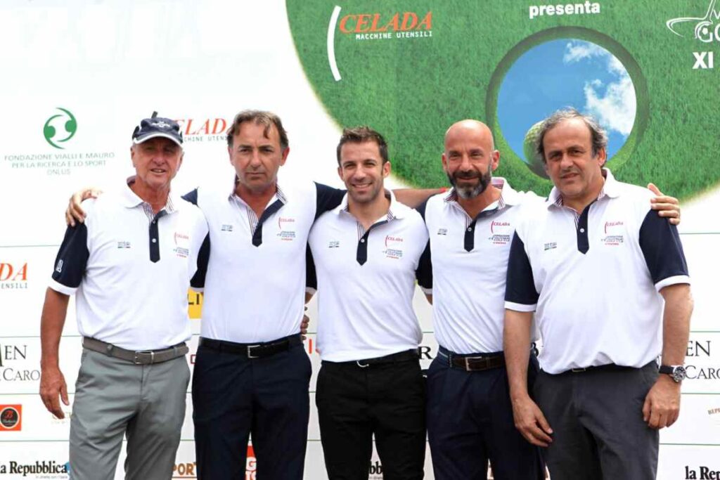 Massimo Mauro, Del Piero, Gianluca Vialli E Michel Platini