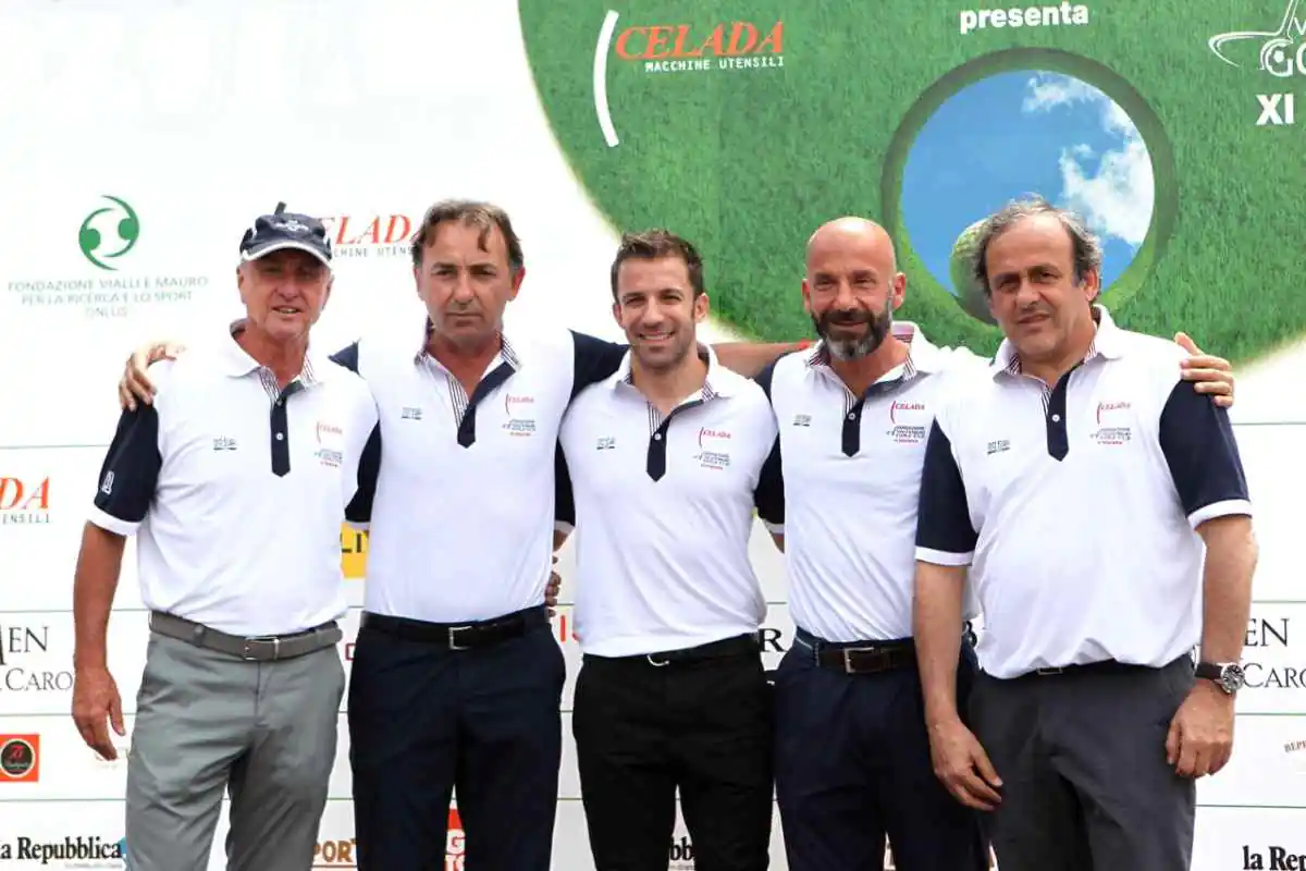 Massimo Mauro, Del Piero, Gianluca Vialli E Michel Platini