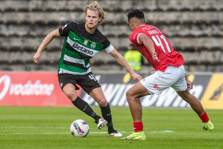 Morten Hjulmand in azione
