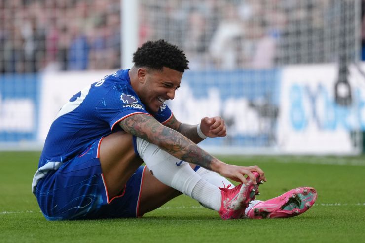 Sancho in campo con il Chelsea