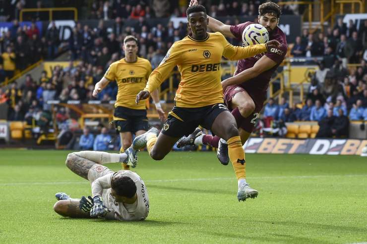 Semedo con la maglia del Wolverhampton