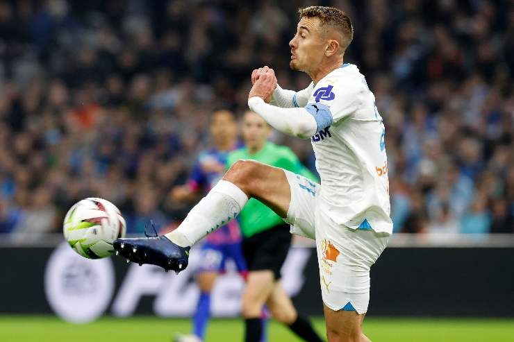 Valentin Rongier in azione con l'OM
