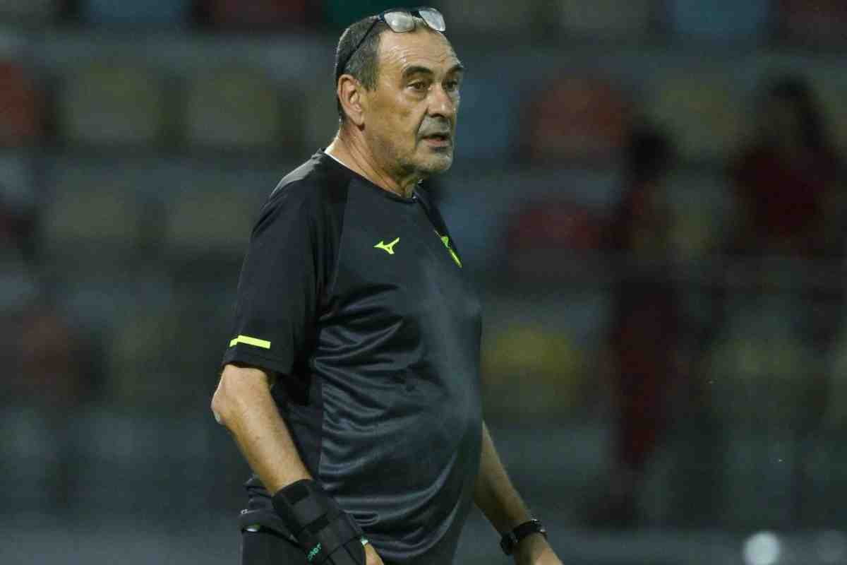 Sarri in campo