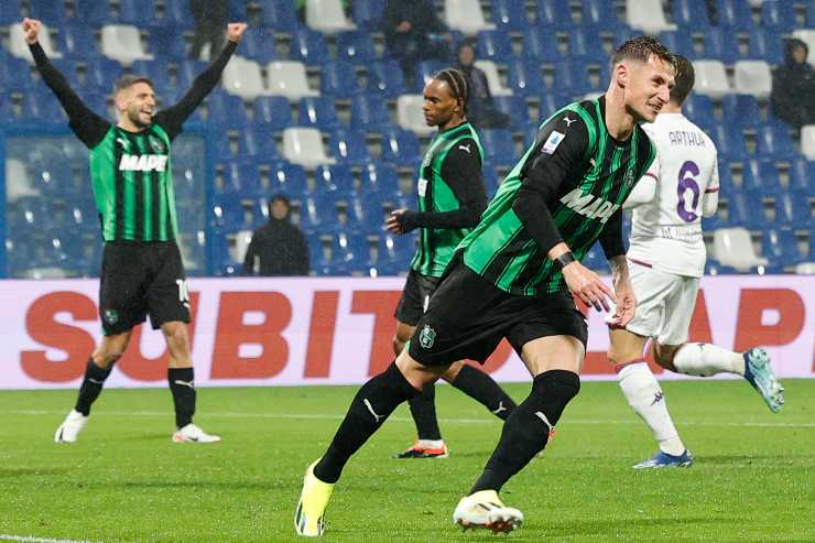 Berardi, Lauriente e Pinamonti in campo