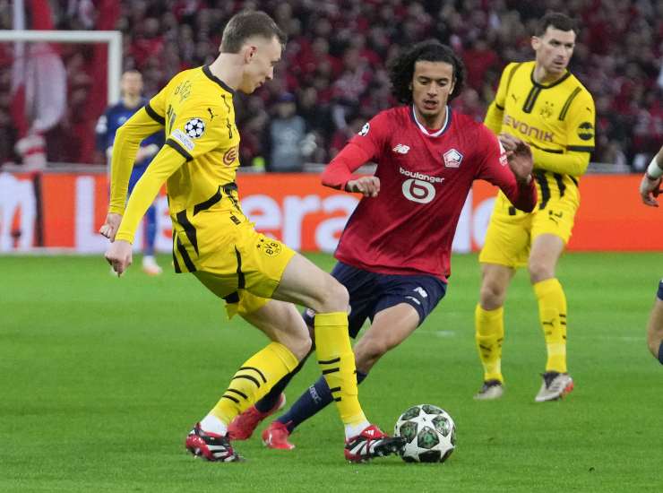 Bouaddi durante una partita