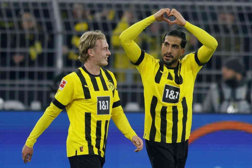 Brandt insieme a Emre Can