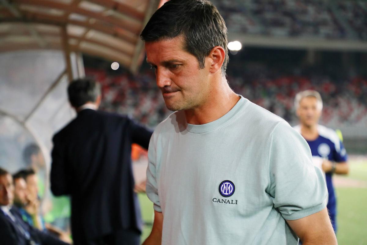 L'allenatore dell'Inter, Cristian Chivu.