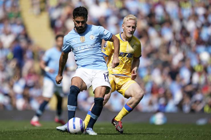 Gundogan in campo con il Manchester City