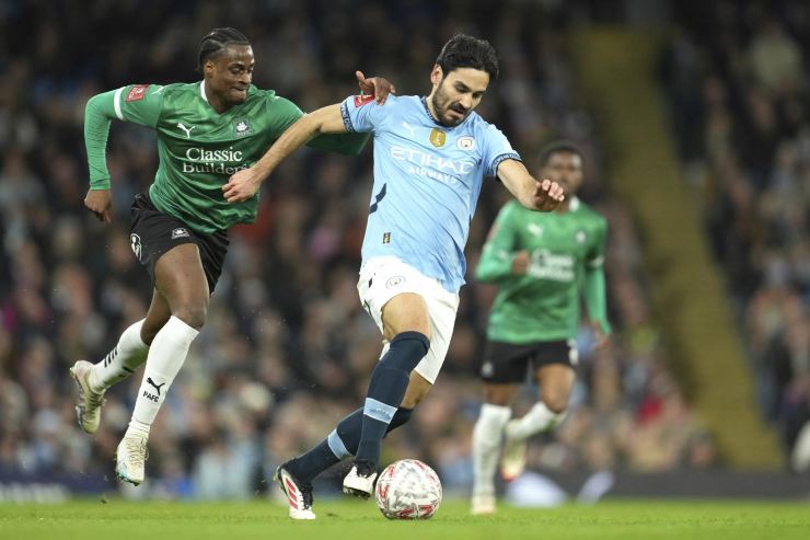 Gundogan in campo con il Manchester City