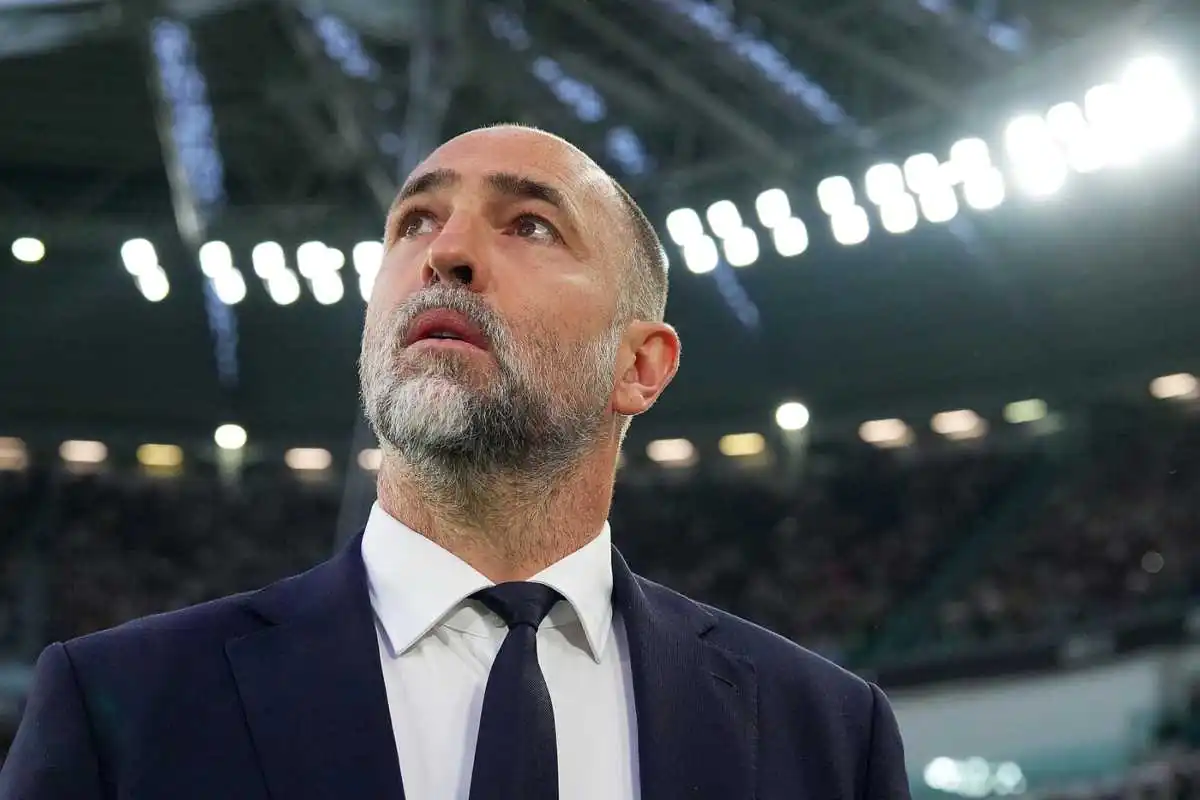 Igor Tudor sulla panchina della Juventus