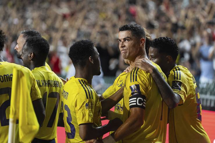 L'Al-Nassr di Cristiano Ronaldo in campo