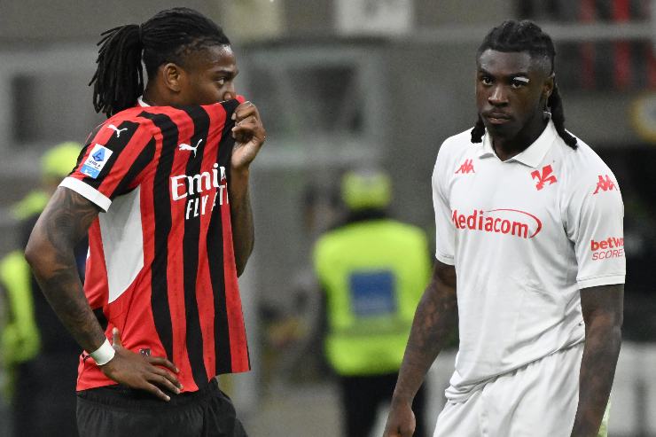 Leao e Kean in campo