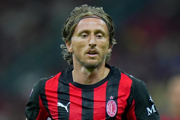 Modric in campo