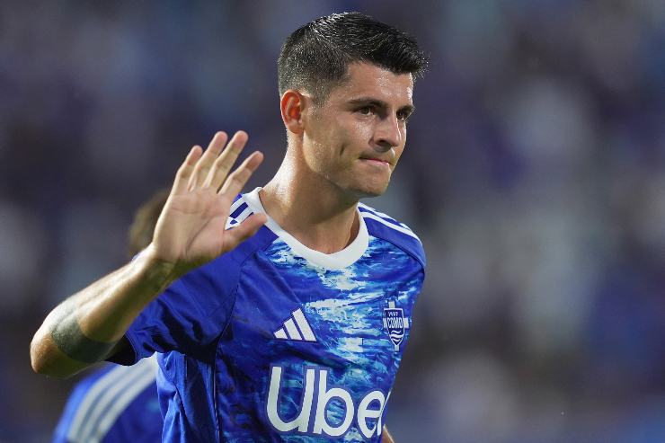 Morata in campo