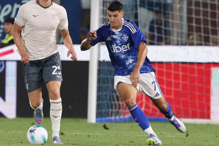 Morata in campo