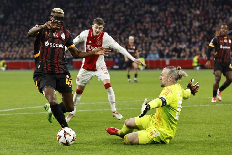 Osimhen in campo con il Galatasaray