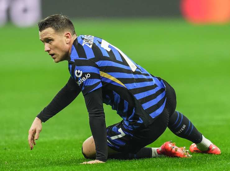 Zielinski durante una partita