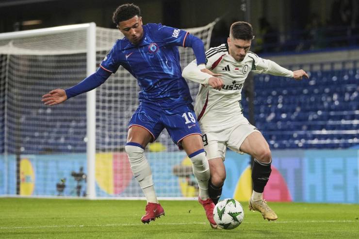 Sancho in campo con il Chelsea