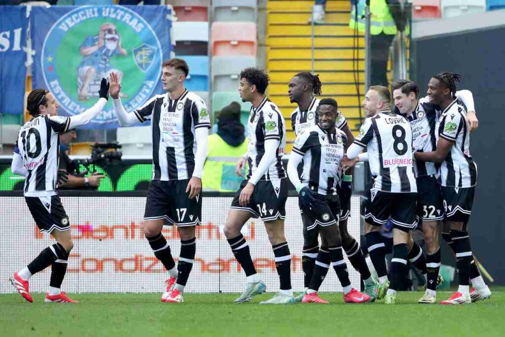 Udinese in campo