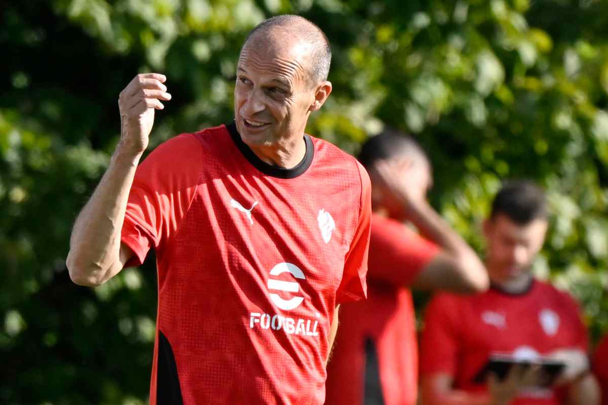 Allegri in allenamento