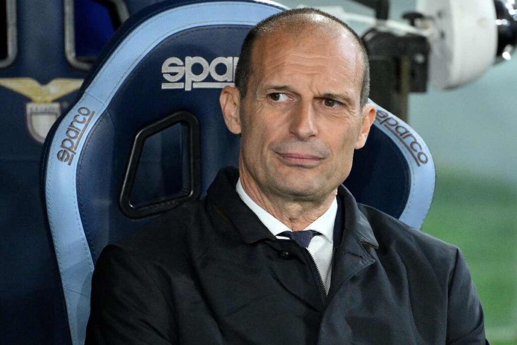 Massimiliano Allegri pensieroso
