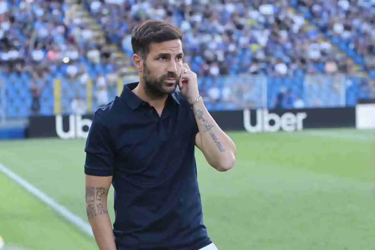 Fabregas a bordo campo