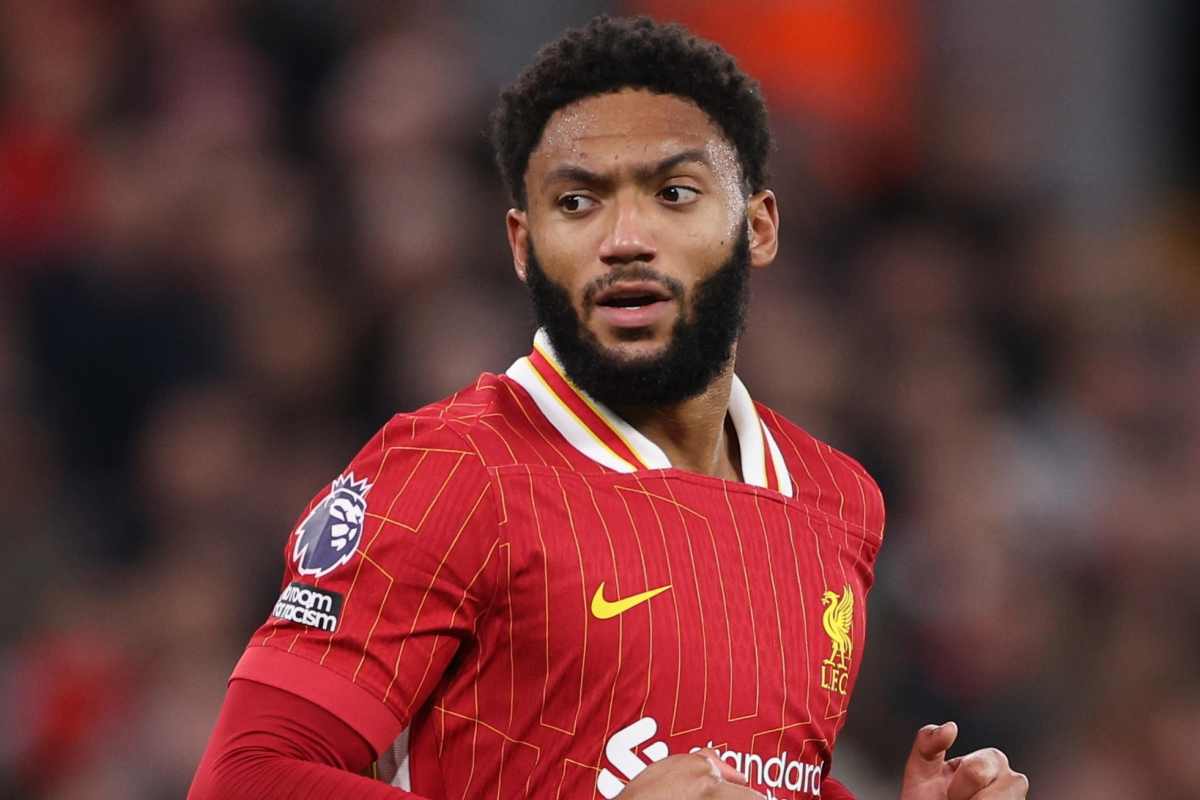 Joe Gomez in campo