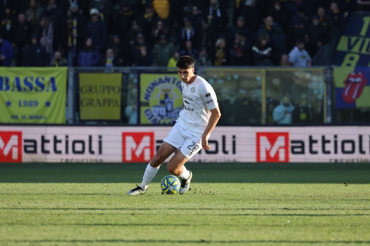 Kofler in azione palla al piede