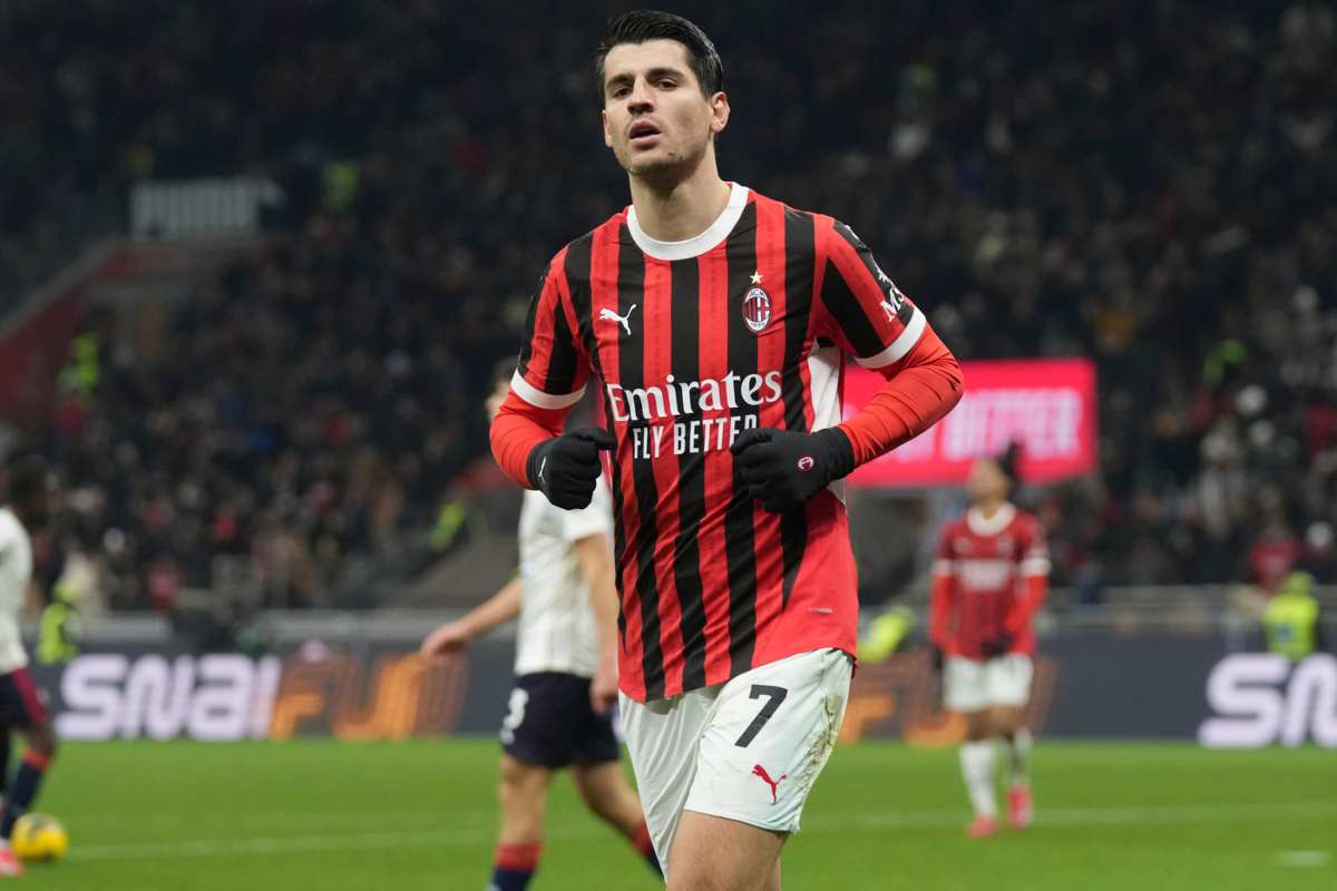 Morata con il Milan
