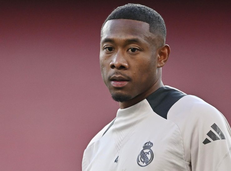 Alaba in primo piano