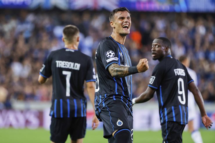 Stankovic con la maglia del Bruges