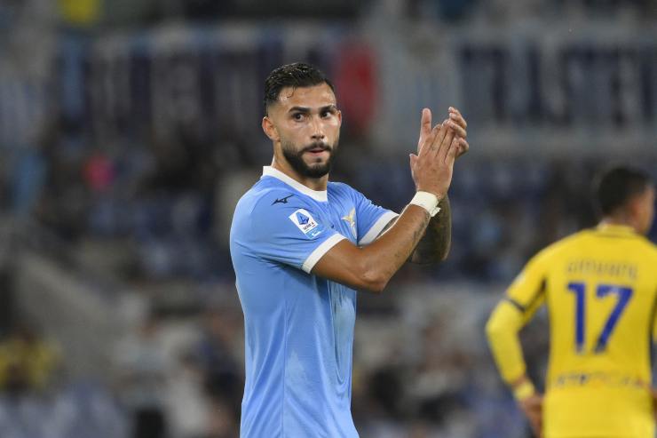 Castellanos in campo con la Lazio