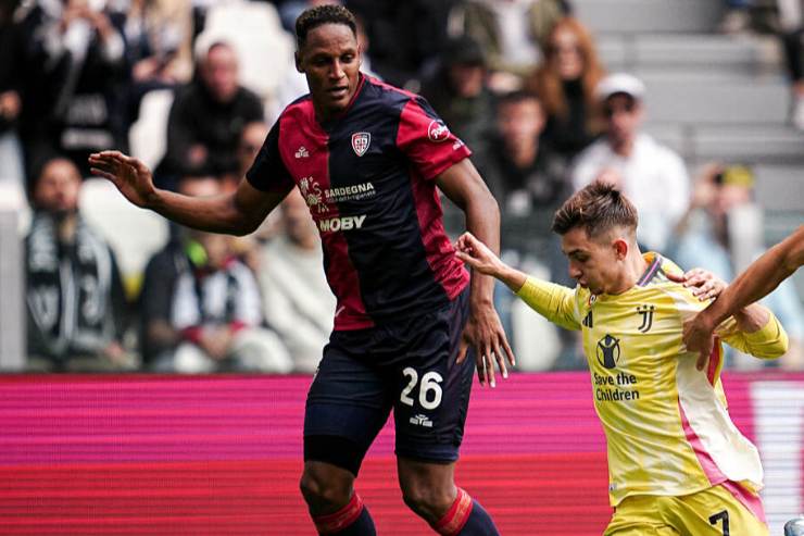 Mina contro la Juventus