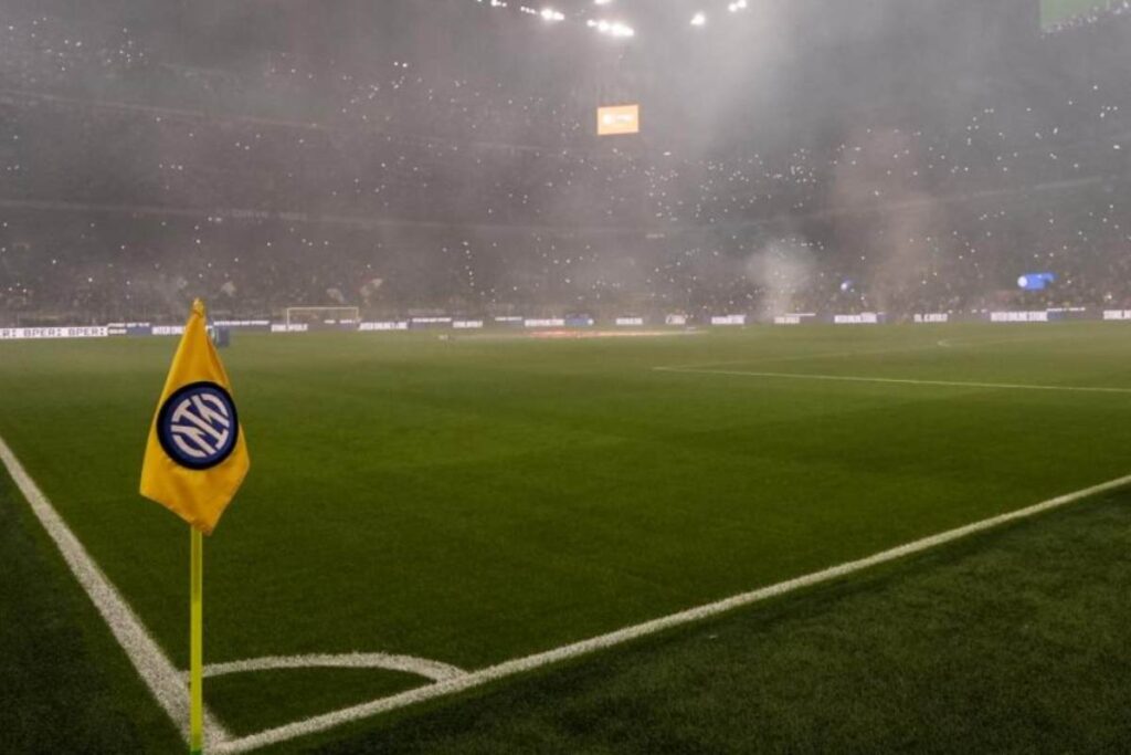 Una panoramica dello Stadio Giuseppe Meazza di Milano