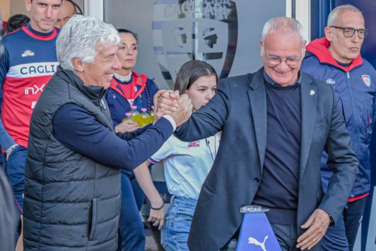 Gasperini e Ranieri si salutano