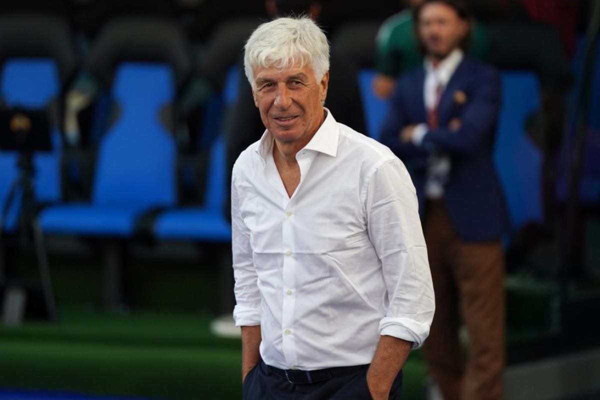 L'allenatore della Roma, Gian Piero Gasperini.